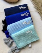 شال موهر پلیسه منگوله دار