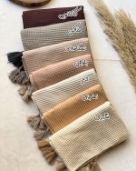 شال موهر پلیسه منگوله دار